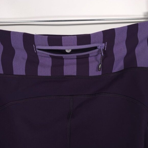 Lululemon Women's Size 8‎ Deep Zinfandel Speed Tight Brushed Interlock Leggings - Picture 10 of 13